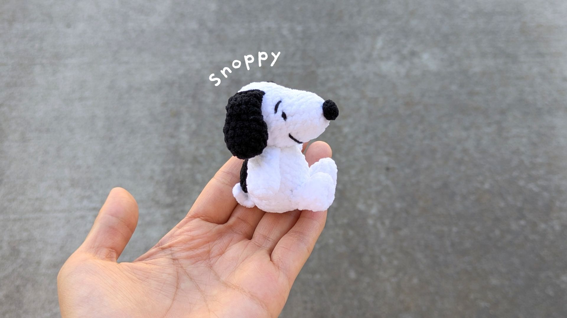 Sitting Snoopy